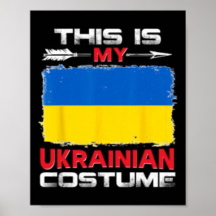 Das ist mein ukrainisches Kostüm Ukraine Poster