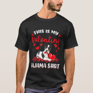 Das ist mein Valentine Pajama Jack Russell Dog Men T-Shirt