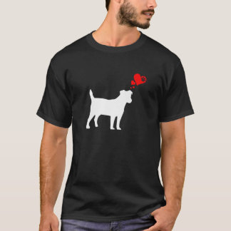 Das ist mein Valentine Pajama Jack Russell Terrier T-Shirt