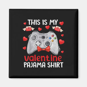 Das ist mein Valentins-Pyjama-Gamer-Vervideo-Spiel Magnet