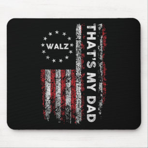 Das ist mein Vater! Harris W 2024 Präsidentschafts Mousepad