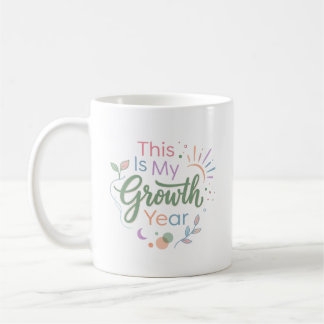 Das ist mein Wachstumsjahr Pastell Inspirierende T Kaffeetasse