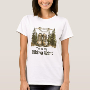 Das ist mein WanderShirt Witziges Wanderstiefeldes T-Shirt