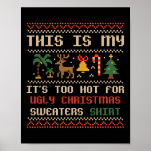 Das ist mein Weihnachten im Juli Sommer Hawaiianis Poster