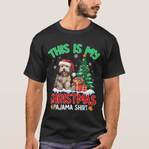 Das ist mein Weihnachten Pajama Havanese Dog Lover T-Shirt