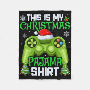 Das ist mein Weihnachten-Pyjama-Videospiel-Gamer-M Fleecedecke