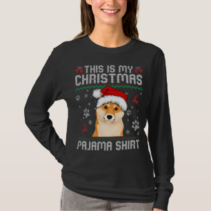 Das ist mein Weihnachten Shiba Inu Dog Pajama Merr T-Shirt