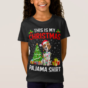 Das ist mein Weihnachts-Beagle Dog Pajama Xmas Lig T-Shirt