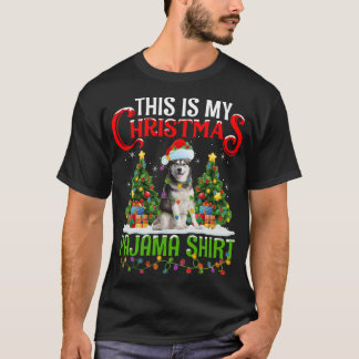 Das ist mein Weihnachts Pajama Alaskan Malamute Ch T-Shirt