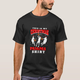 Das ist mein Weihnachts-Pajama Basketball Sport T-Shirt