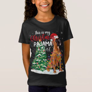 Das ist mein Weihnachts-Pajama-Boxer-Hund-Lover-Ge T-Shirt