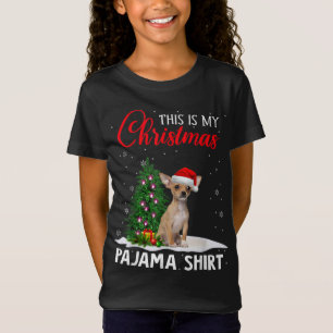 Das ist mein Weihnachts Pajama Chihuahua Xmas Dog T-Shirt