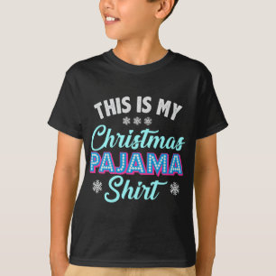 Das ist mein Weihnachts-Pajama-Cooles X-Mas-Gesche T-Shirt