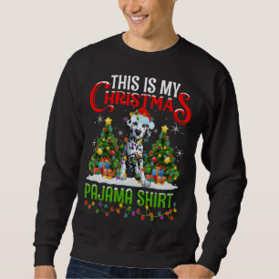 Das ist mein Weihnachts-Pajama-Dalmatiner Dog Chri Sweatshirt