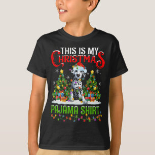 Das ist mein Weihnachts-Pajama-Dalmatiner Dog Chri T-Shirt