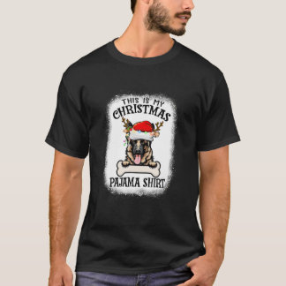 Das ist mein Weihnachts-Pajama-Deutscher Schäferhu T-Shirt