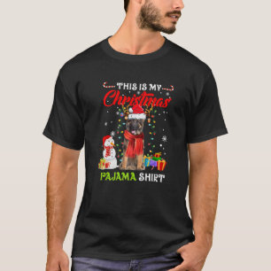 Das ist mein Weihnachts-Pajama-Deutscher Schäferhu T-Shirt