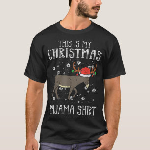 Das ist mein Weihnachts Pajama Donkey Xmas PJs Paj T-Shirt