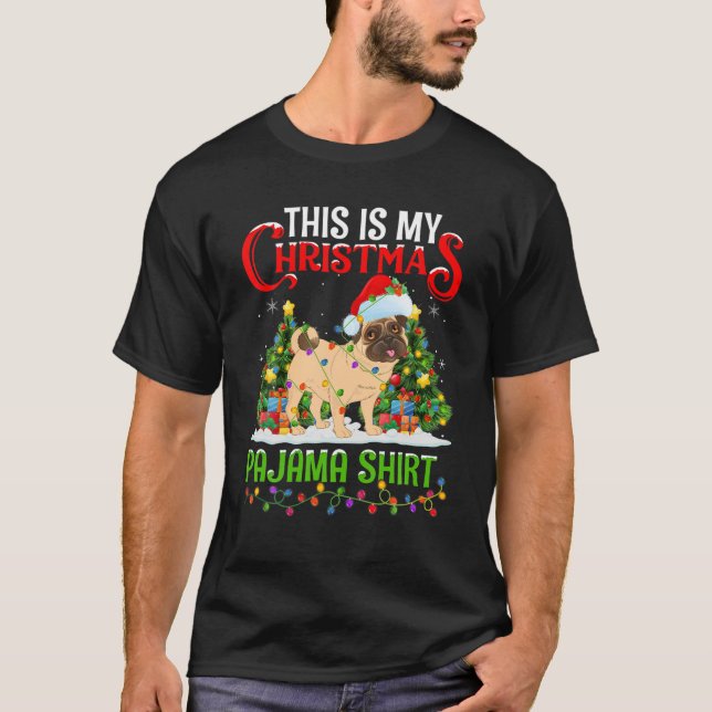 Das ist mein Weihnachts Pajama English Mastiff Chr T-Shirt (Vorderseite)