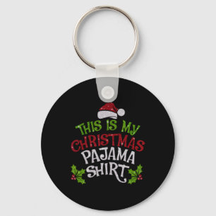 Das ist mein Weihnachts Pajama Funny Family Xmas S Schlüsselanhänger