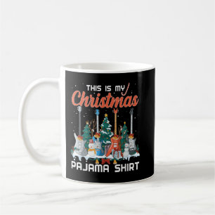 Das ist mein Weihnachts Pajama Funny Guitar Xmas M Kaffeetasse