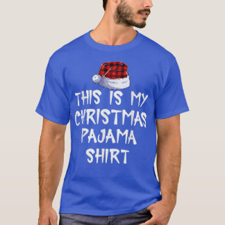 Das ist mein Weihnachts Pajama Funny Kariert Merry T-Shirt