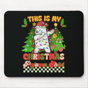 Das ist mein Weihnachts-Pajama-Funny-Lar-Bär-Dabbi Mousepad