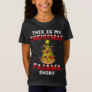 Das ist mein Weihnachts-Pajama Funny-Pizza-Weihnac T-Shirt