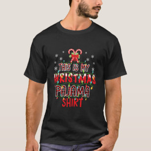 Das ist mein Weihnachts-Pajama-Funny-Weihnachten T-Shirt