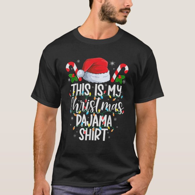 Das ist mein Weihnachts Pajama Funny Xmas PJ's Men T-Shirt (Vorderseite)