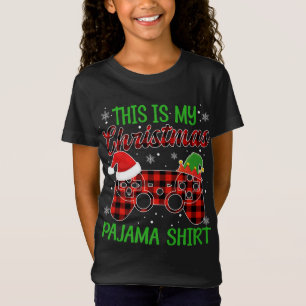 Das ist mein Weihnachts-Pajama-Gamer T-Shirt