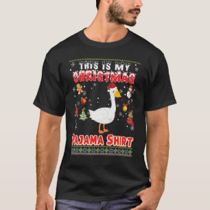 Das ist mein Weihnachts-Pajama-Gänse, der mich häs T-Shirt