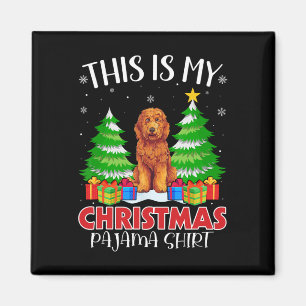 Das ist mein Weihnachts Pajama Goldendoodle Dog Xm Magnet