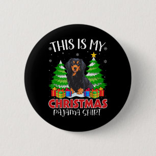 Das ist mein Weihnachts Pajama Havanese Dog Xmas P Button