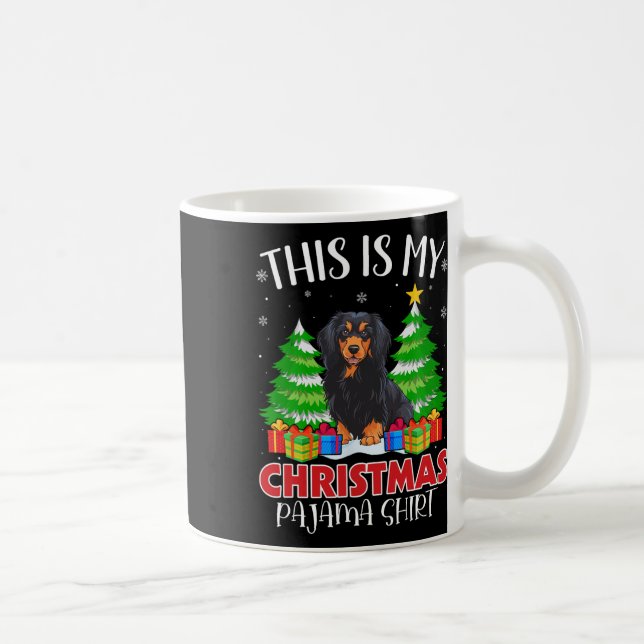 Das ist mein Weihnachts Pajama Havanese Dog Xmas P Kaffeetasse (Rechts)