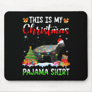 Das ist mein Weihnachts Pajama Honey Dger Lover Xm Mousepad