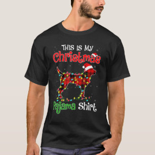 Das ist mein Weihnachts-Pajama-Labrador-Hund T-Shirt