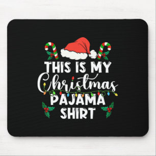 Das ist mein Weihnachts-Pajama-Licht-Weihnachtsmat Mousepad