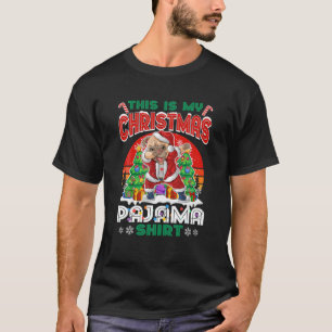 Das ist mein Weihnachts-Pajama-lustiger Mops, der T-Shirt