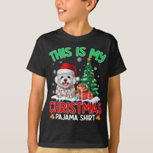 Das ist mein Weihnachts Pajama Maltese Dog Lovers  T-Shirt