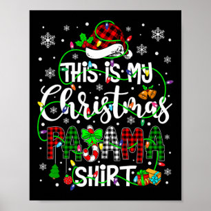 Das ist mein Weihnachts Pajama Matching Family Xma Poster