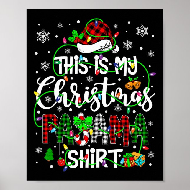 Das ist mein Weihnachts Pajama Matching Family Xma Poster (Vorne)