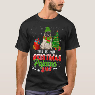 Das ist mein Weihnachts-Pajama-Mops-Hund T-Shirt