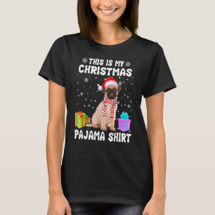 Das ist mein Weihnachts-Pajama-Mops-Hund T-Shirt