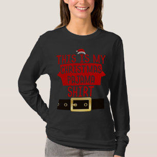 Das ist mein Weihnachts-Pajama-PJ-Top-Weihnachtsma T-Shirt