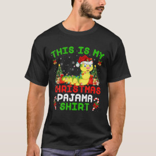 Das ist mein Weihnachts-Pajama-Raupe T-Shirt
