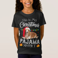 Das ist mein Weihnachts Pajama Santa Basset Hound 