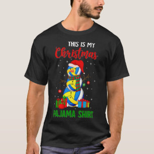 Das ist mein Weihnachts-Pajama Santa Volleyball-Lo T-Shirt