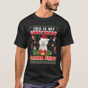 Das ist mein Weihnachts-Pajama-Shirt Bichons Frise T-Shirt
