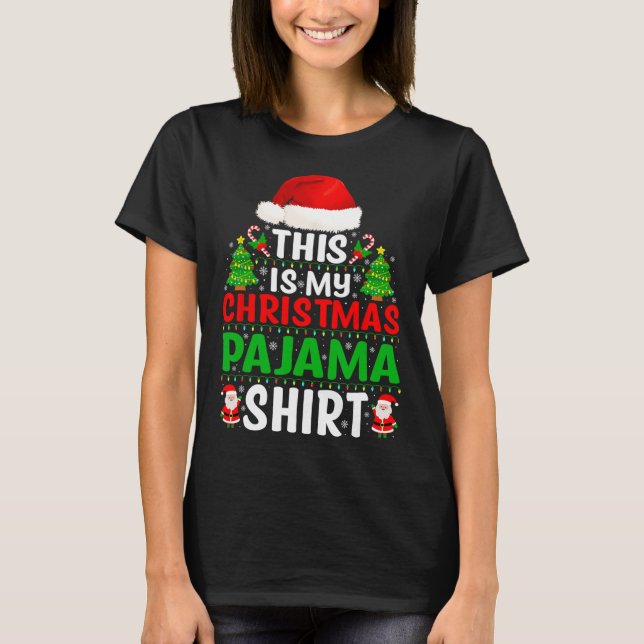 Das ist mein Weihnachts Pajama Shirt Funny Xmas Pj (Vorderseite)
